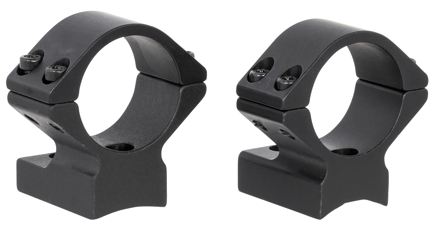 Talley 930765 Scope Mount/Ring Combo  Black Aluminum 1″ Tube Winchester XPR Low Rings 0 MOA