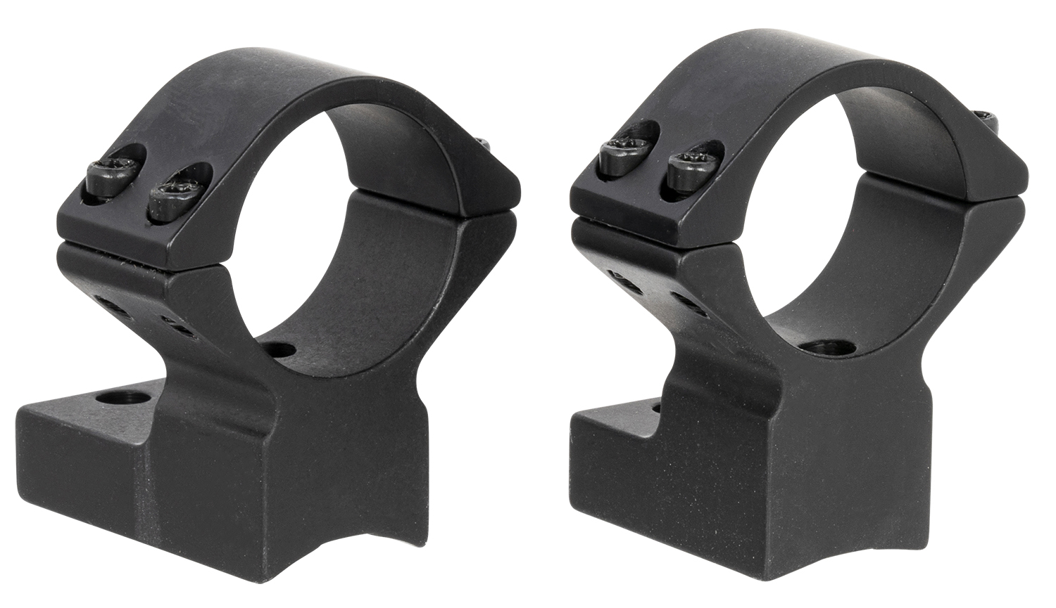 Talley 95X702 Scope Mount/Ring Combo  Black Aluminum 1″ Tube Winchester Model 70 High Rings 0 MOA