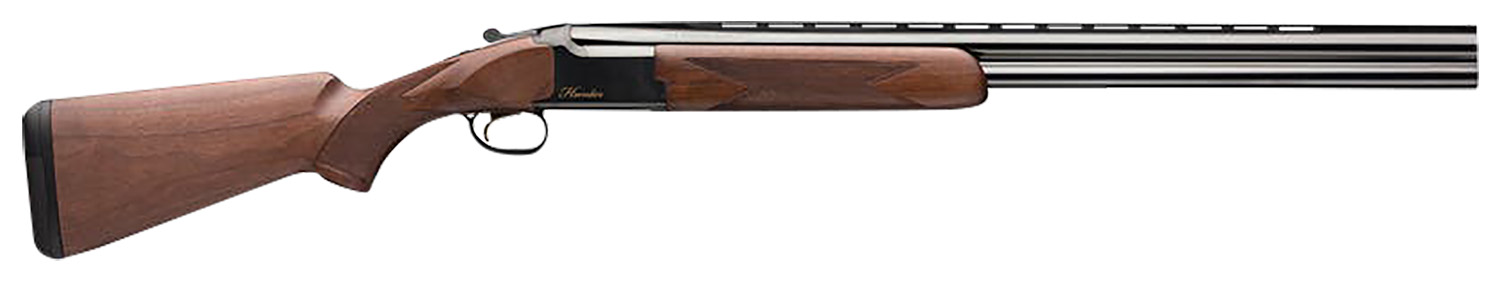 Browning 018258304 Citori Hunter 12 Gauge 28″ Barrel 3″ 2rd, Blued Barrels & Receiver With Gold Enhancement, Satin American Black Walnut Stock