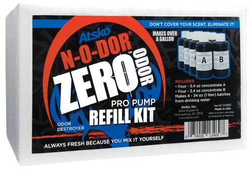 ATSKO ZERO N-O-DOR OXIDIZER – PRO PUMP REFILL KIT MAKES 1GAL