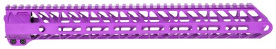 Timber Creek Outdoors ME15HGPPA Enforcer 15 Inch Hand Guard M-LOK  Purple Anodized