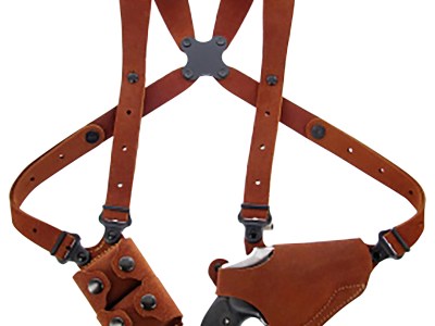 Galco CL2160 Classic Lite 2.0 Shoulder System Size Fits Chest Up To 56″ Natural Leather Shoulder Fits S&W J Frame Fits Charter Arms Undercover Right Hand