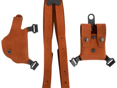Galco CL2212 Classic Lite 2.0 Shoulder System Size Fits Chest Up To 56″ Natural Leather Fits 1911 Fits Bersa Thunder Right Hand