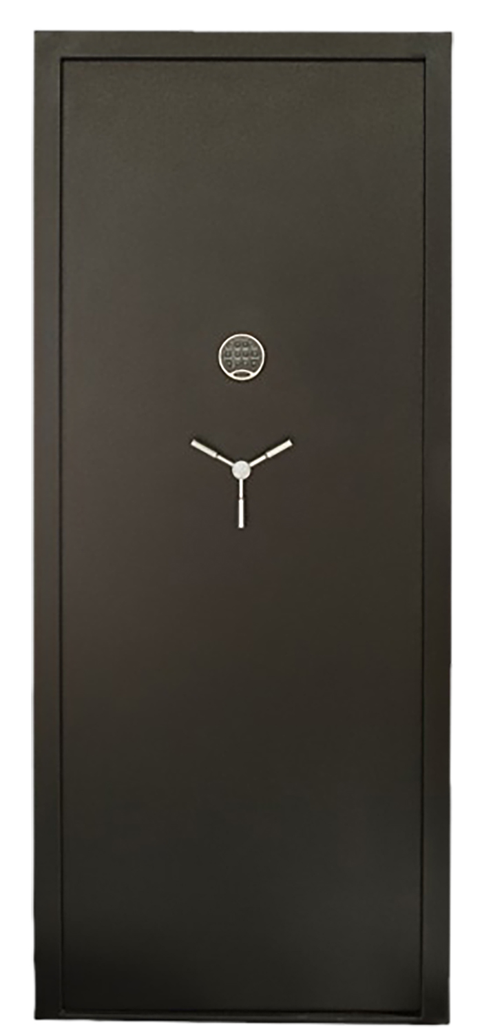 SnapSafe 75415 Vault Door  In-Swing Black 12 Gauge Steel 36.8″ W x 81″H Access Code/Key Entry