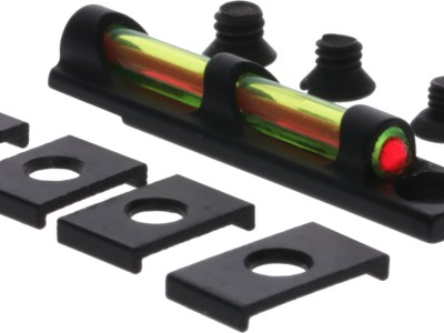 TruGlo TG-TG949D Tru-Bead Universal Green Outside w/Red Center Fiber Optic Front Sight w/.120″ Fiber Diameter Black Frame for Shotguns