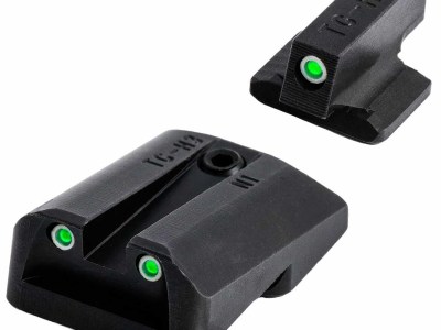 TruGlo TGTG231N3 Tritium  Black | Green Tritium Front Sight Green Tritium Rear Sight