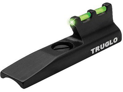 TruGlo TGTG975G Front Sight  Rimfire Rifle Marlin Green Front Fiber Optic Black Frame