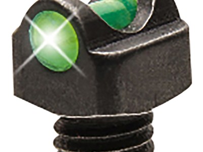 TruGlo TGTG954BG StarBrite Deluxe Bead  Black | Green Fiber Optic Front Sight 3-56″ Threads