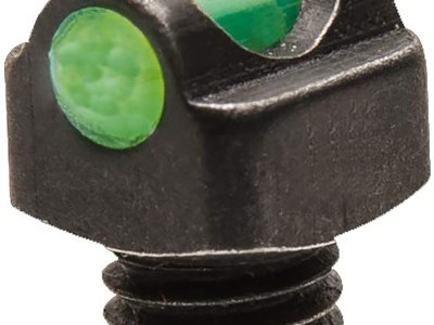 TruGlo TGTG954DG StarBrite Deluxe Bead  Black | Green Fiber Optic Front Sight 2.6mm Threads