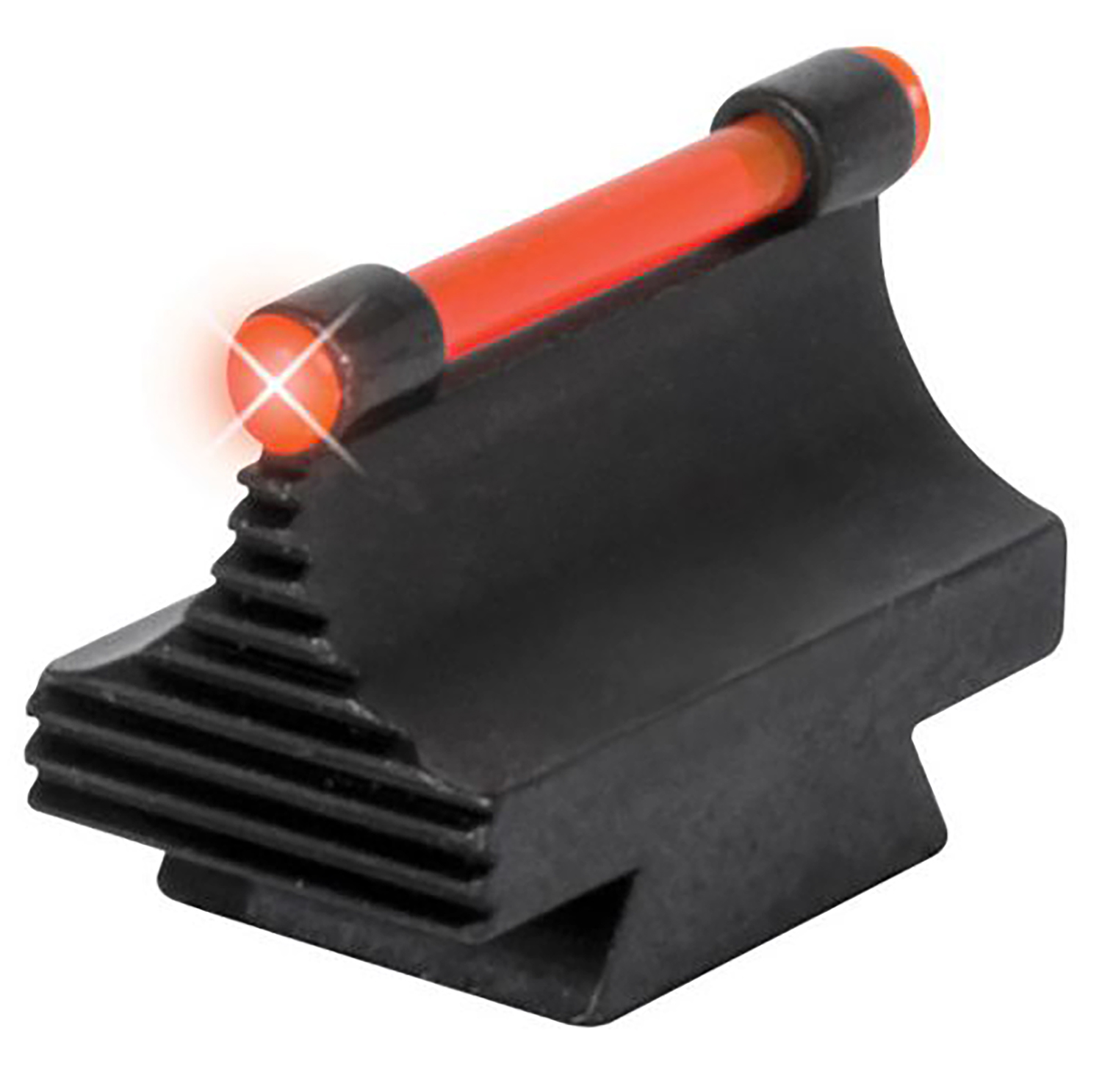 TruGlo TGTG95450RR 3/8″ Dovetail Front Sight  Black 0.450″ Red Ramp for Rifle