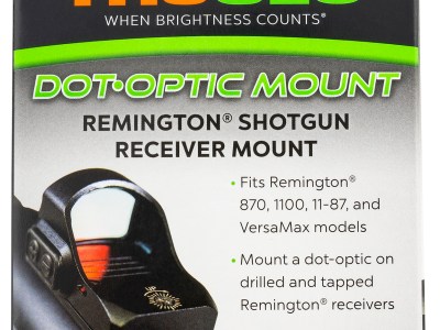 TruGlo TGTG8955R2 Shotgun Receiver Mount  Black Remington Trijicon RMR