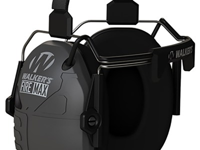 Walker’s GWPDFMBTN Firemax Digital BTN Muff Behind The Neck Black Polymer