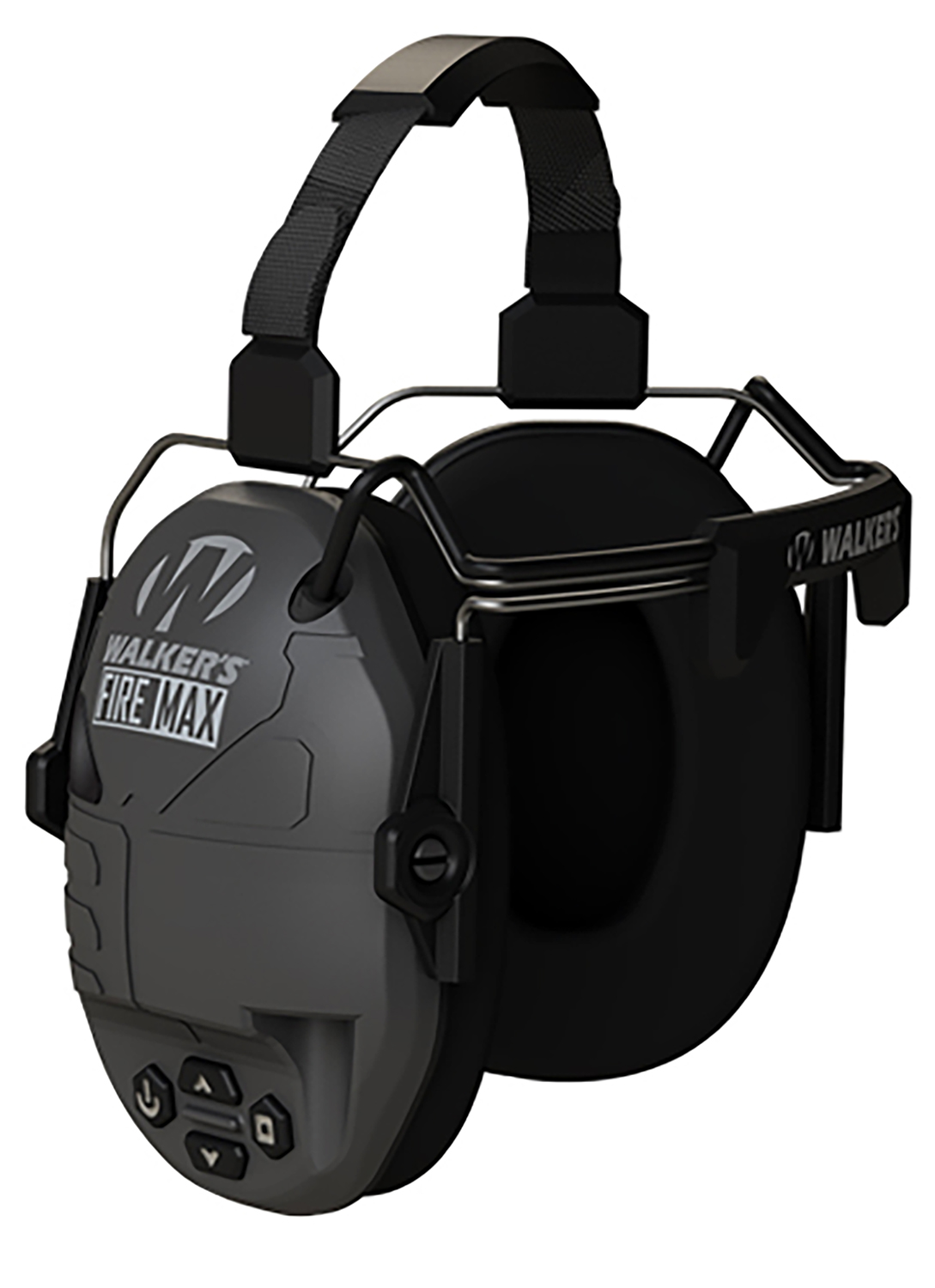 Walker’s GWPDFMBTN Firemax Digital BTN Muff Behind The Neck Black Polymer