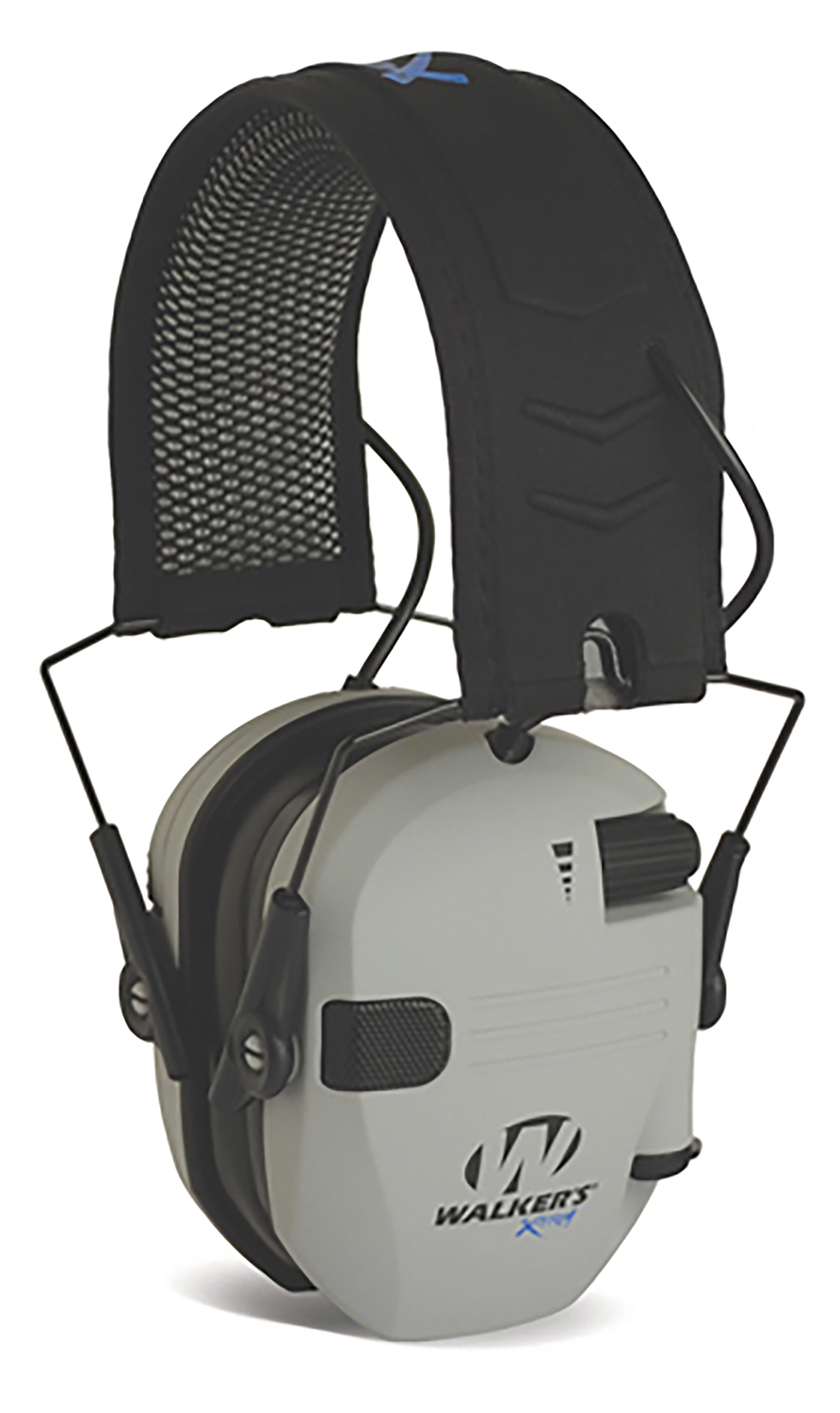 Walker’s WPXDRSEMBTGY Razor X-TRM Digital Electronic Muff 21 dB Over the Head Gray/Black Polymer