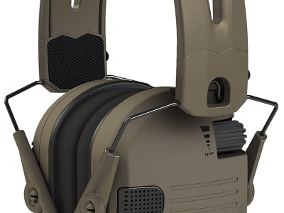 Walker’s GWPRSEMRHMFDE Razor Tacti-Grip 23 dB Over the Head Flat Dark Earth Polymer