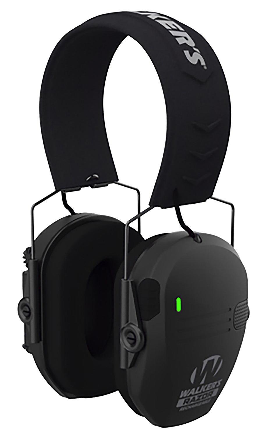 Walker’s GWPRSEMRC Razor Rechargeable Electronic Muff 21 dB Over the Head Black Polymer