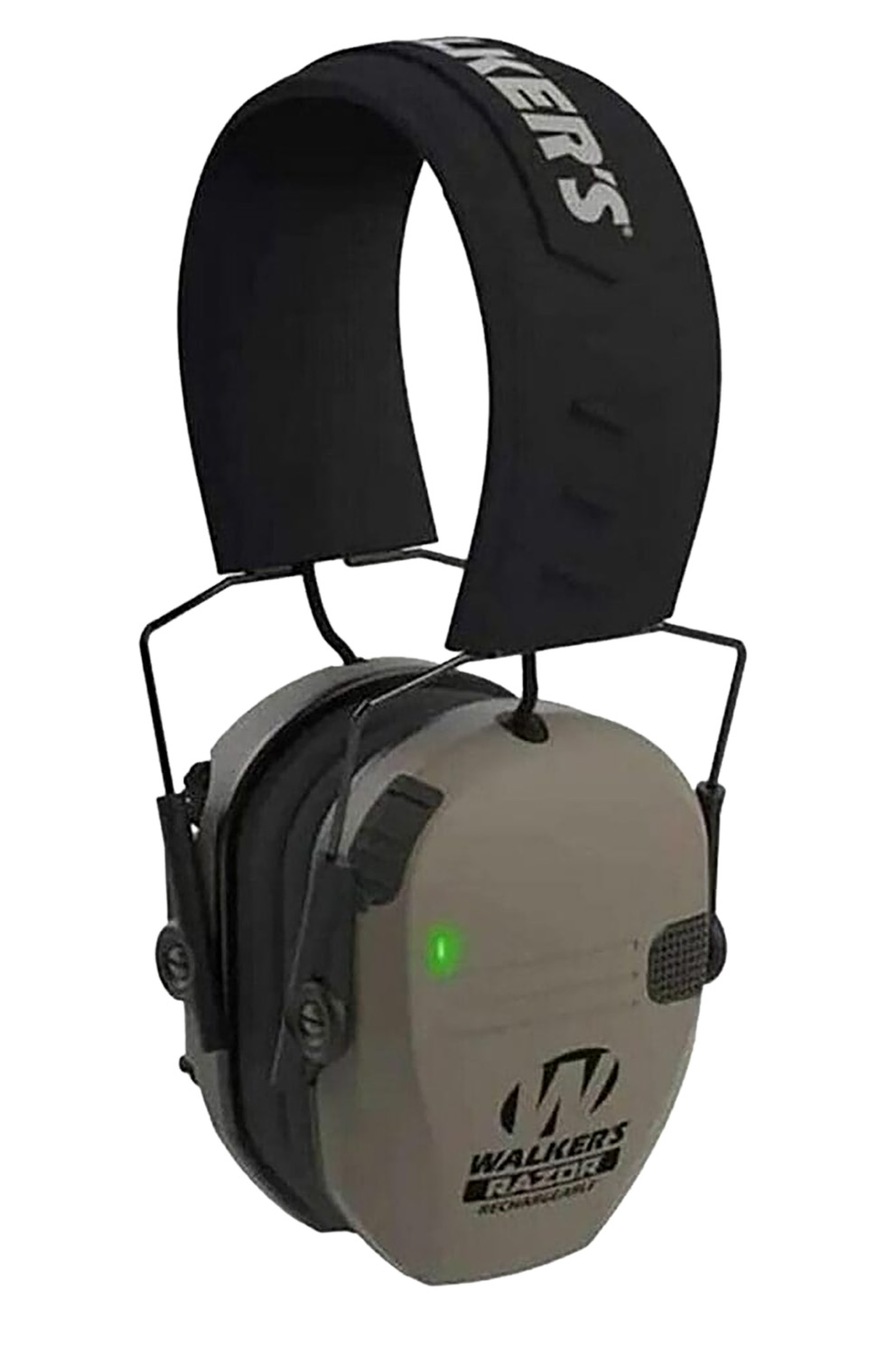 Walker’s GWPRSEMRCFDE Razor Rechargeable Electronic Muff 21 dB Over the Head Flat Dark Earth/Black Polymer