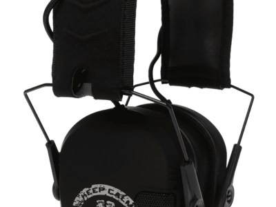 Walker’s GWPRSEMFSKCCO Razor Slim Electronic Freedom Muff 23 dB Over the Head Black w/Distressed Carry On Logo Polymer