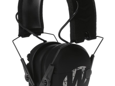 Walker’s GWPRSEMFS Razor Slim Electronic Freedom Muff 23 dB Over the Head Black w/Distressed Walker’s Logo Polymer