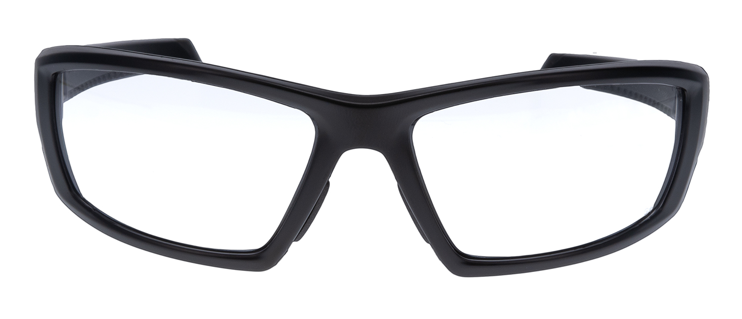 Walker’s GWPIKNFF4CLR Ballistic Eyewear IKON Vector Adult Clear Lens Matte Black Frame