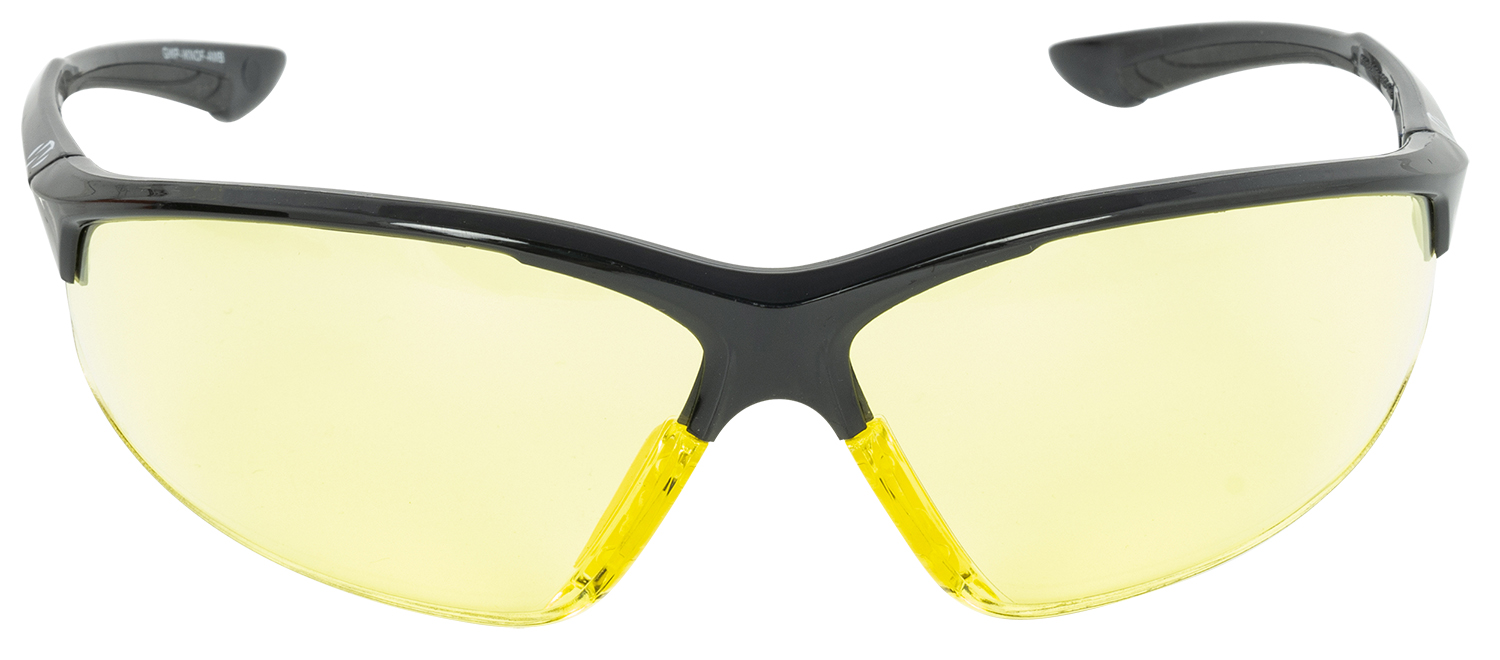 Walker’s GWPIKNOF1AMB Ballistic Eyewear IKON Tanker Adult Amber Lens Matte Black Frame