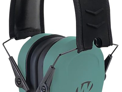 Walker’s GWPRSMPASTL Razor Slim Passive Muff 27 dB Over the Head Teal/Black Polymer