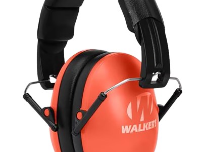 Walker’s GWPFKDMCOR Youth Passive Muff 23 dB Over the Head Coral/Black Polymer