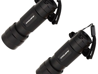 Cyclops CYCFL142PK 14 LED Flashlight  Black Anodized 80 Lumens White  14 LED