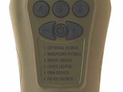 Western Rivers WRC-GC6S Mantis Six Shooter Electronic Call Multiple Sounds Attracts Predators Brown Plastic