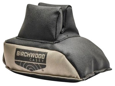 Birchwood Casey URBF Universal Rear Bag  Prefilled Tan Polyester Black Leather Top