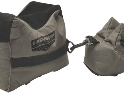 Birchwood Casey GRF Filled Shooting Rest Rifle/Shotgun Prefilled Black/Tan Polyester/Suede