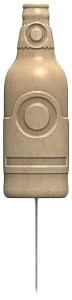Birchwood Casey 3DSTBTL 3D Stake Target  Beige Bottle 6 Pack