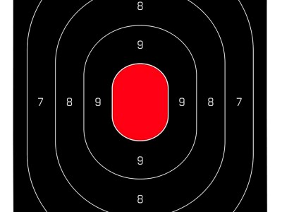 Birchwood Casey 35609 Dirty Bird  Oval Paper Target 12″ x 18″ 50 Per Pkg