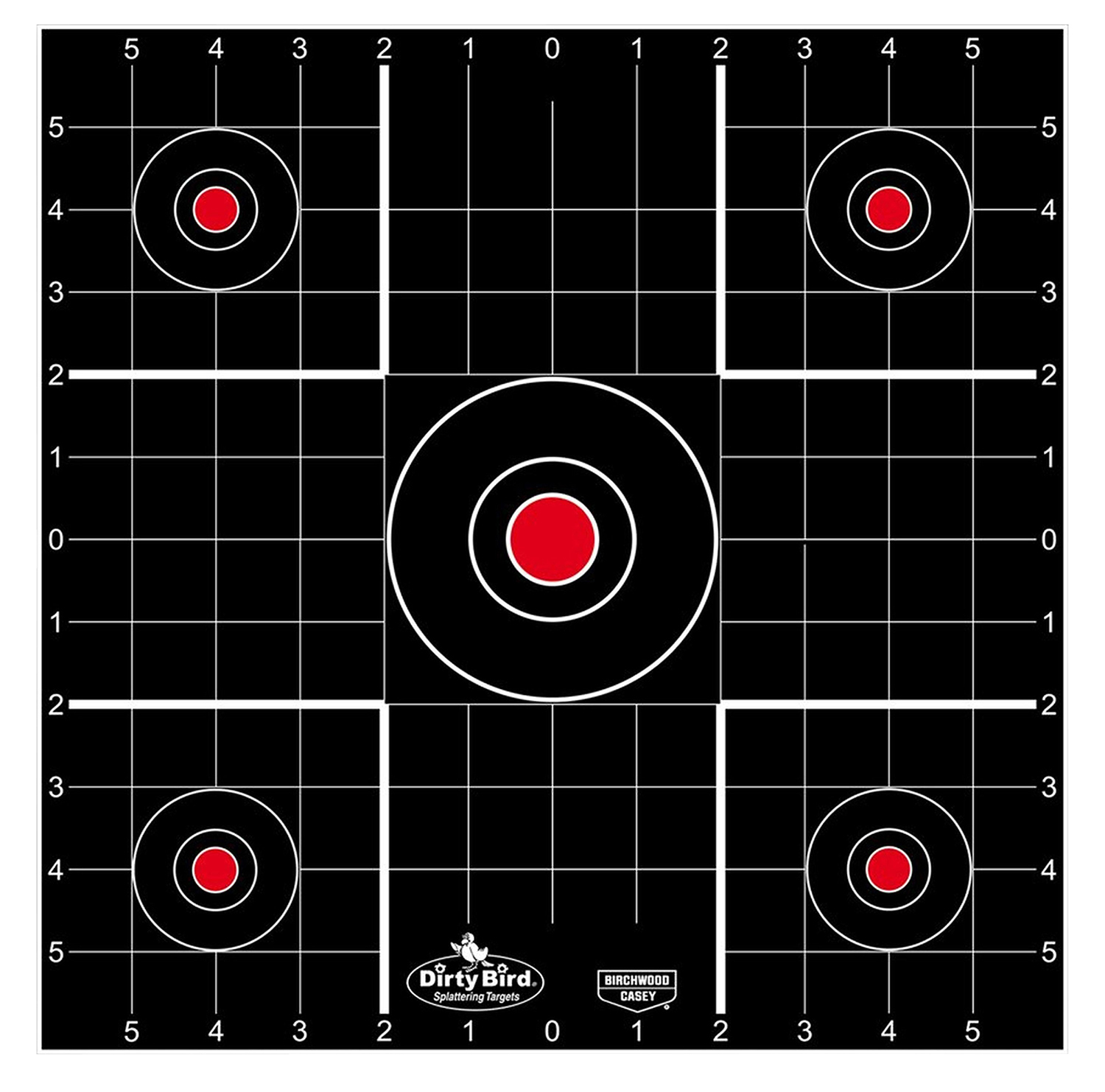 Birchwood Casey 35270 Dirty Bird  Bullseye Tagboard Target 12″ 100 Per Pkg