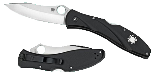 Spyderco C66PBK3 Centofante 3  3.14″ Folding Drop Point Plain VG-10 SS Blade Black FRN Handle Includes Pocket Clip