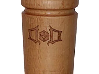 Drury Outdoors DODCROW Signature Locator Open Crow Call Attracts Turkeys, Brown Wood, Mylar Reed