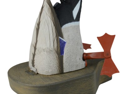 HIGDON DECOYS 53012 XS Crazy Kicker Mallard Drake Black/Gray Rechargeable 12V Li-ion Mallard Drake w/Timer