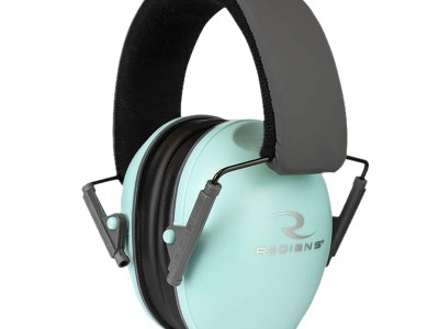 Radians LS0820CS Lowset Passive Muff 21 dB Over the Head Aqua Blue/Black Women 1 Pair