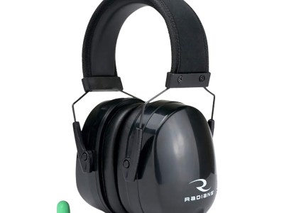 Radians MX0100CS Maximus Muff Foam 33 dB 28 dB Over the Head Aqua Blue Black Adult 1 Pair