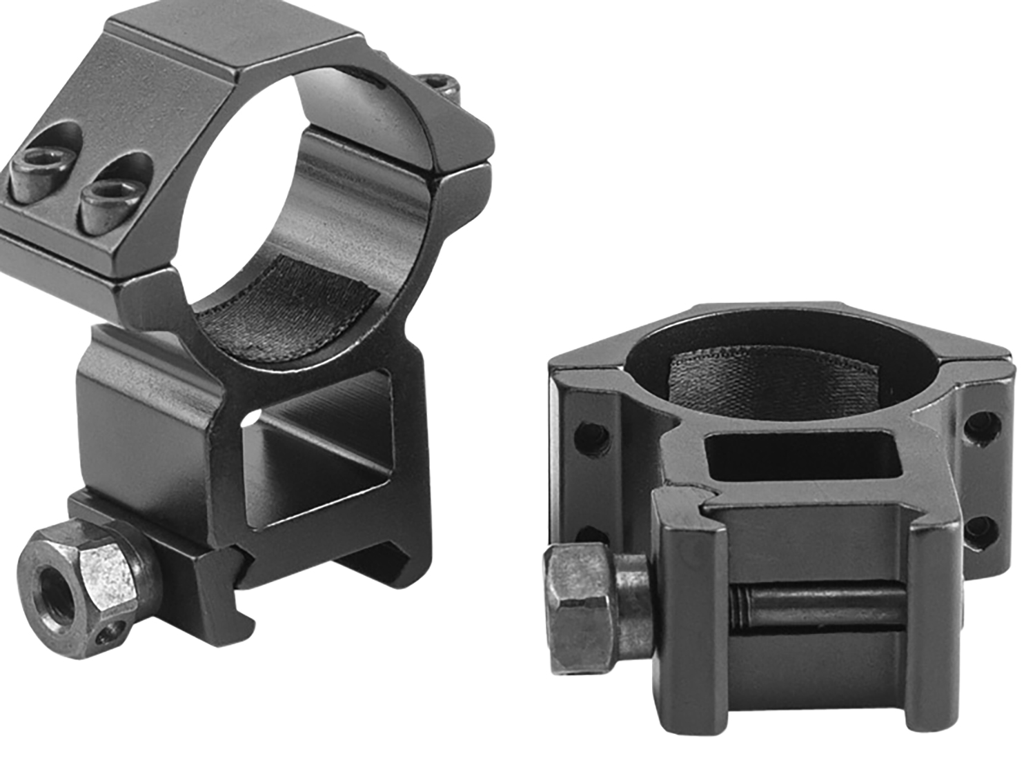 Riton Optics X1H Scope Rings  Matte Black 1″ High
