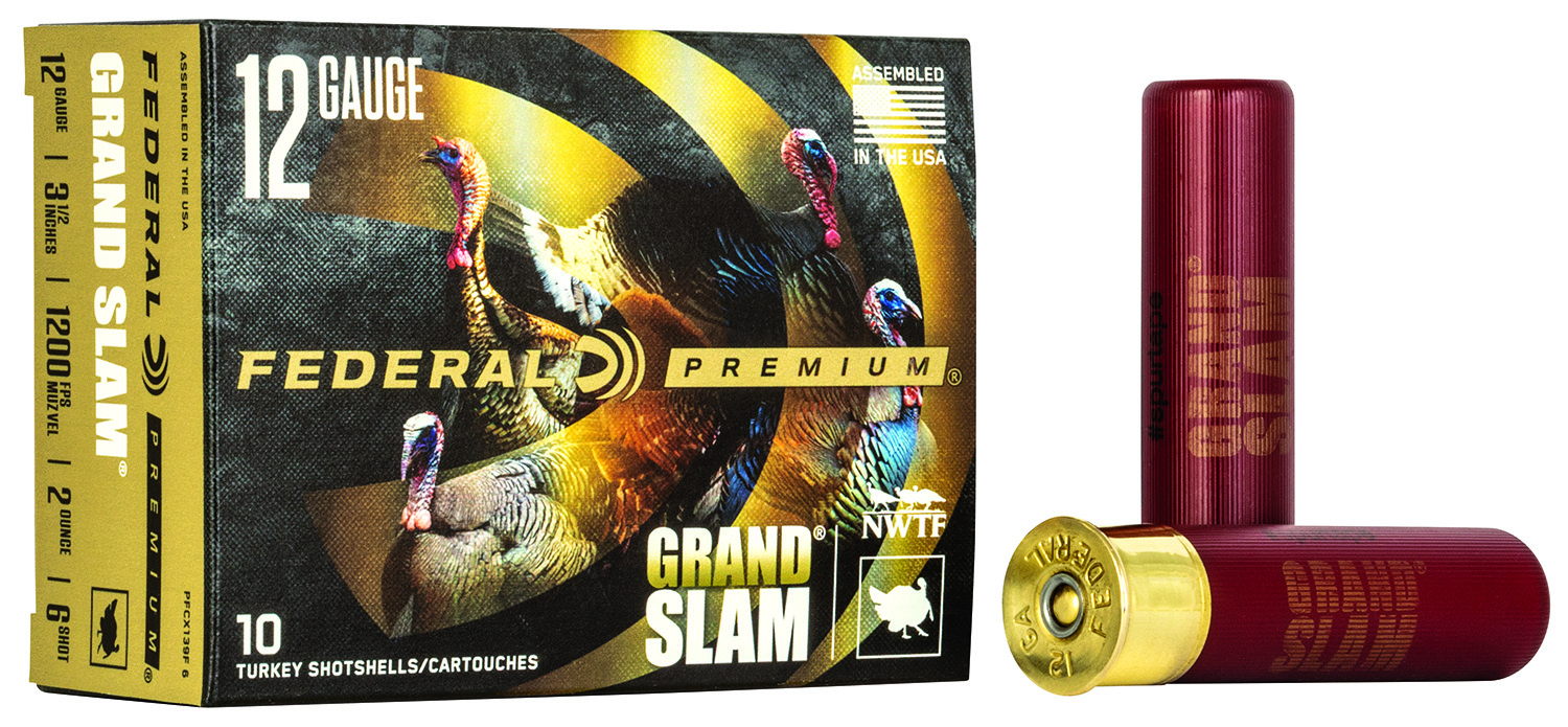 Federal PFCX139F6 Premium Grand Slam 12Gauge 3.50″ 2oz 6Shot 10 Per Box/25 Case