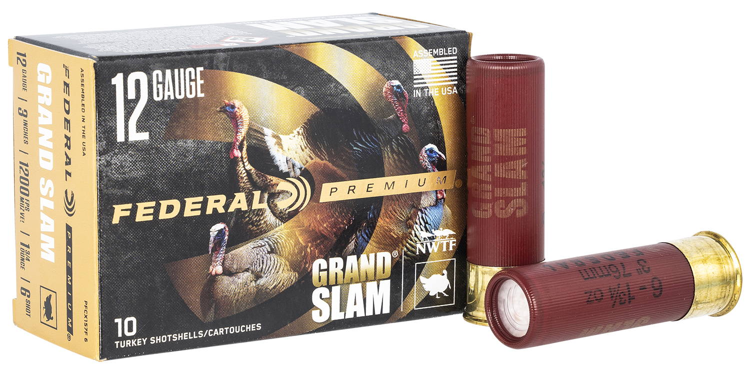 Federal PFCX157F6 Premium Grand Slam 12Gauge 3″ 1 3/4oz 6Shot 10 Per Box/25 Case