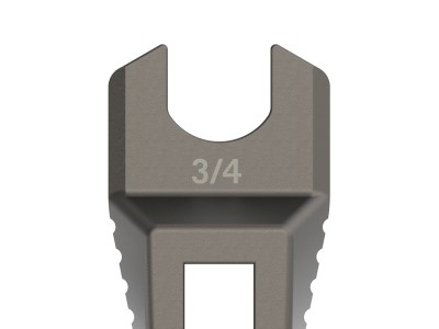 Real Avid AVMF34MDW Master -Fit Muzzle Device Wrench Titanium Titanium/Stainless Steel AR-Platform Free-Float Handle