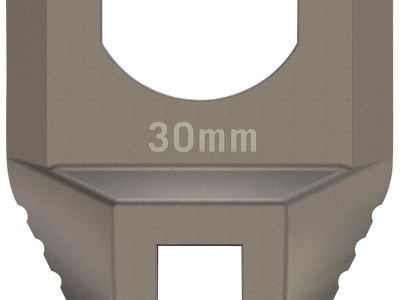 Real Avid AVMF30BNW Master -Fit Barrell Nut Wrench 30MM Titanium Titanium/Stainless Steel AR-Platform Free-Float Handle