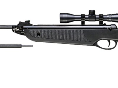 Beeman 1022 Black Club Combo Spring Piston 22 1rd Shot Black Black Receiver Black Scope 4x32mm