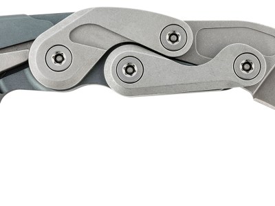 CRKT 4045 Provoke  Compact 2.26″ Folding Hawkbill Plain Stonewashed D2 Steel Blade, Stonewashed Aluminum Handle, Includes Pocket Clip