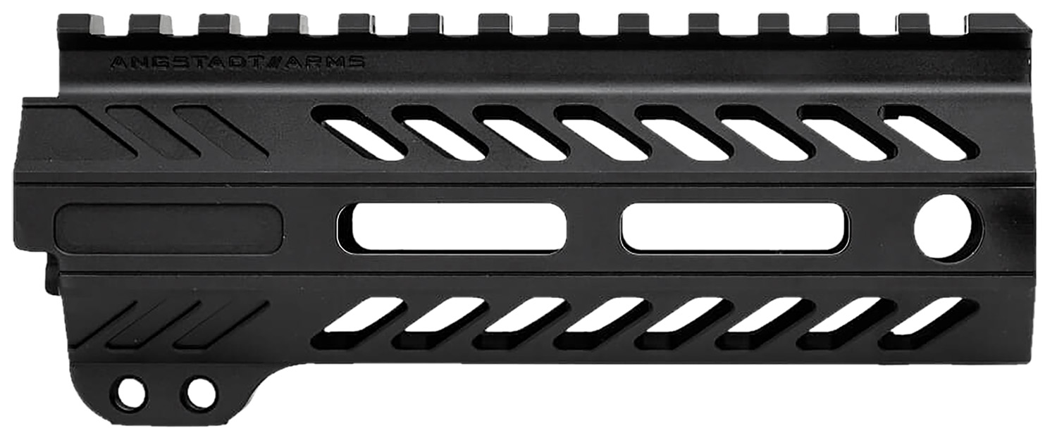 Angstadt Arms AA055HGMLT Ultra Light Handguard  made of Aluminum with Black Anodized Finish, M-LOK Style, Picatinny Rail & 5.50″ OAL for AR-15 Includes Hardware