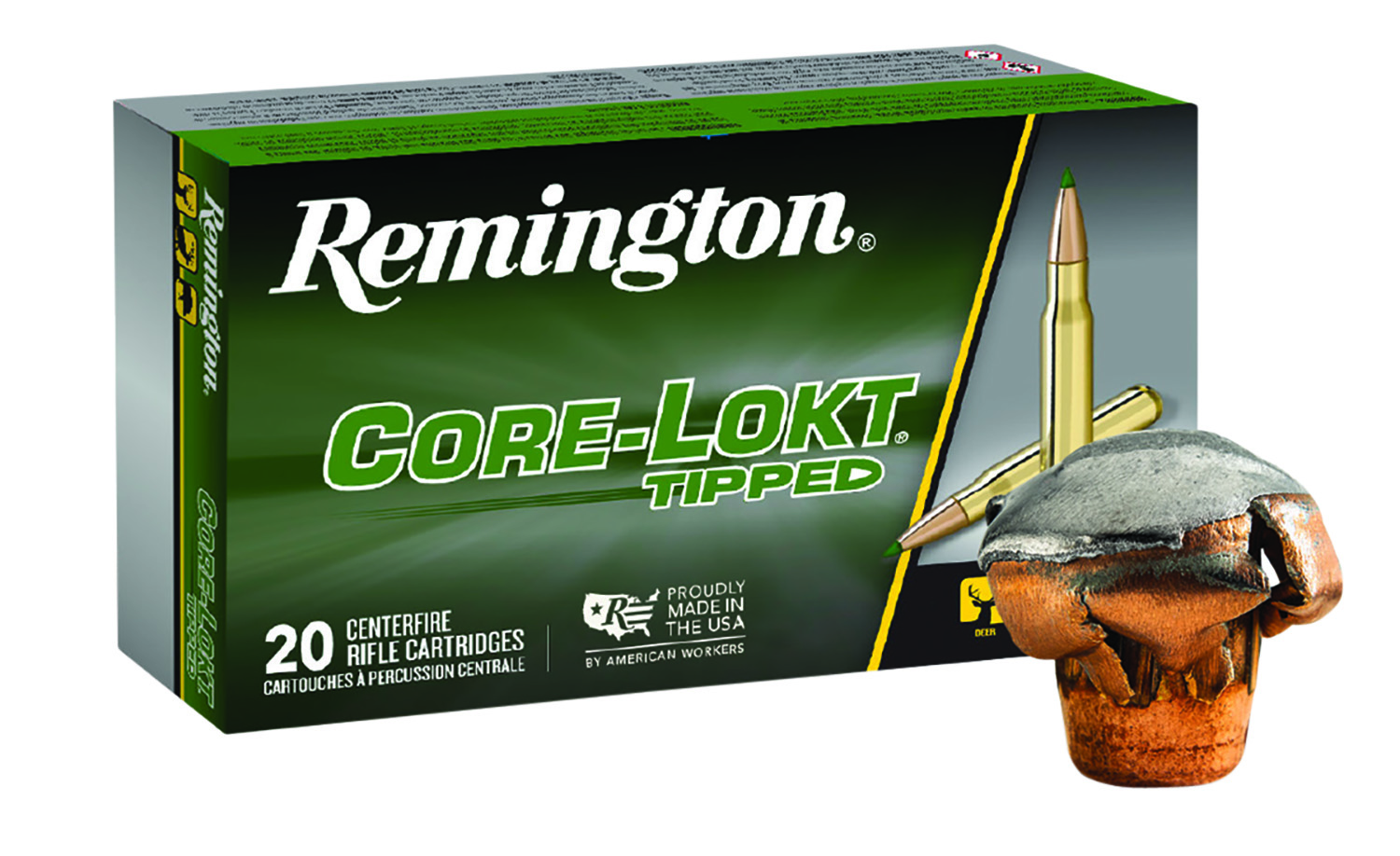 Remington Ammunition 29021 Core-Lokt Tipped 7mmRemMag 150gr Core-Lokt Tipped 20 Per Box/10 Case