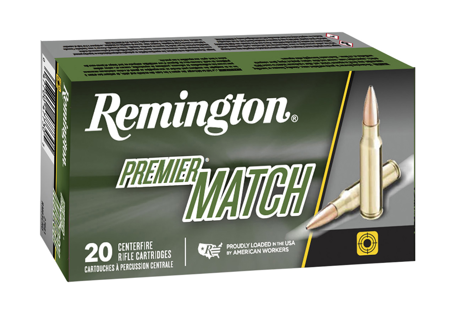 Remington Ammunition 21201 Premier Match 224Valkyrie 90gr Sierra MatchKing BTHP 20 Per Box/10 Case