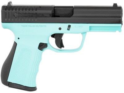 FMK G9C1G2TBSS 9C1 G2 9mm Luger 14+1 4″ Black Stainless Steel Barrel, Black Serrated Carbon Steel Slide, Blue Jay Polymer Frame w/Picatinny Rail, Black Backstrap Grip